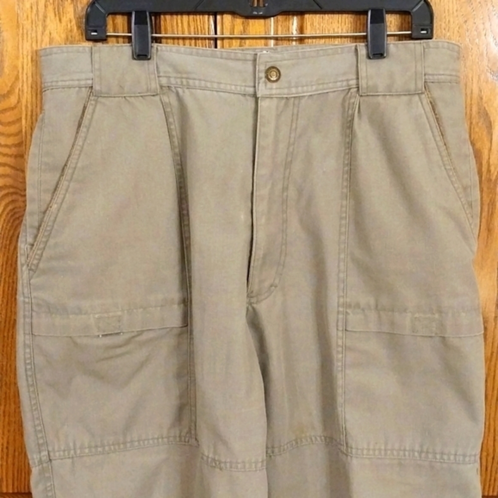 Wetlands Bugle Boy Vintage Men's Cargo Pants 36 X 30‎ Khaki Tan Heavy Weight